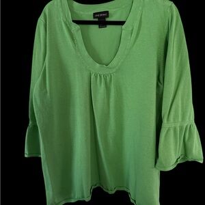 Lane Bryant 26/28 Women’s plus Vibrant Green sweater top